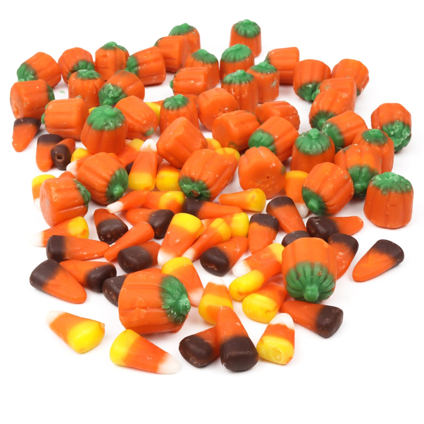 Thanksgiving Candy Corn, Mellowcreme Pumpkins and Harvest Mix, Hard Shell with Soft Center, Fall Bowl Fillers, Pack of 2, 11 Oun