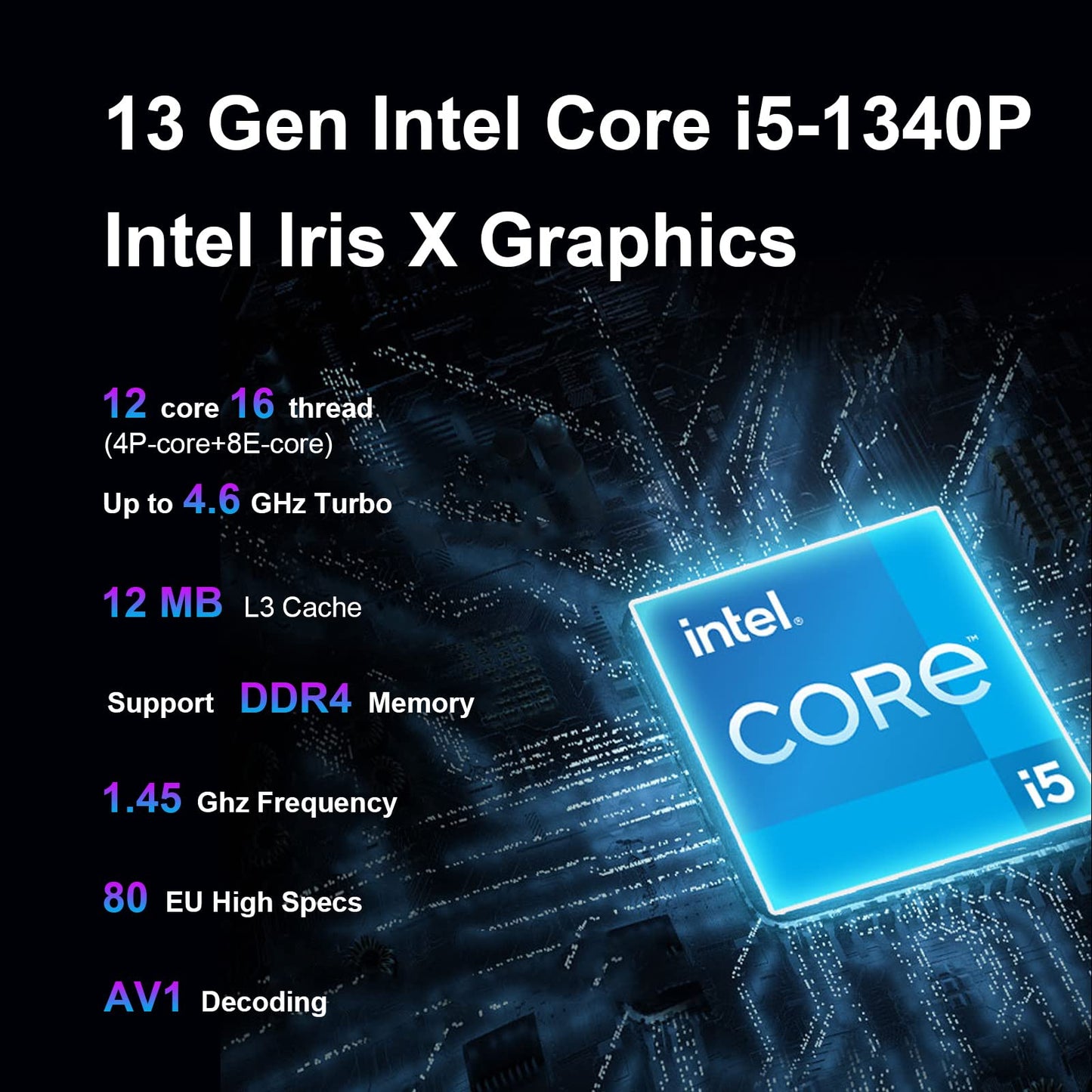 Intel Nuc 13 Pro Nuc13Anhi5 Arena Canyon Mini Pc Mini Computer,Barebone,Intel Core I5-1340P 12 Core,16 Thread,Up To 4.6 Ghz Turb