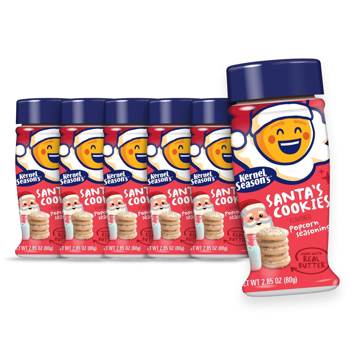 Kernel SeasonS SantaS Cookies Popcorn Seasoning, 2.85 Ounce (Pack Of 6)