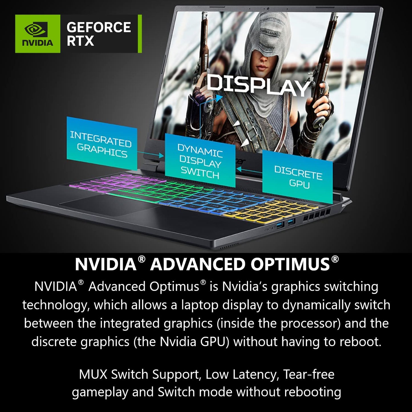 Acer Nitro 16 Gaming Laptop | Intel I5-13500H | Nvidia Geforce Rtx 4050 Laptop Gpu | 16 2560 X 1600 165Hz Ips G-Sync Display | 8