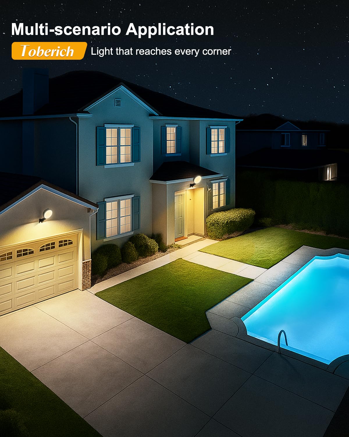 Toberich Led Barn Light 150W 20000Lm Yard Area Lights Dusk To Dawn Outdoor Lighting With Photocell 3000K Warm White Adjustable Angle Ip66 Waterproof Street Lights For Security/Farmhouse/Garage