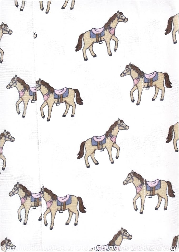 Luvable Friends Hudson Baby Flannel Burp Cloths 4pk, Western Cowgirl