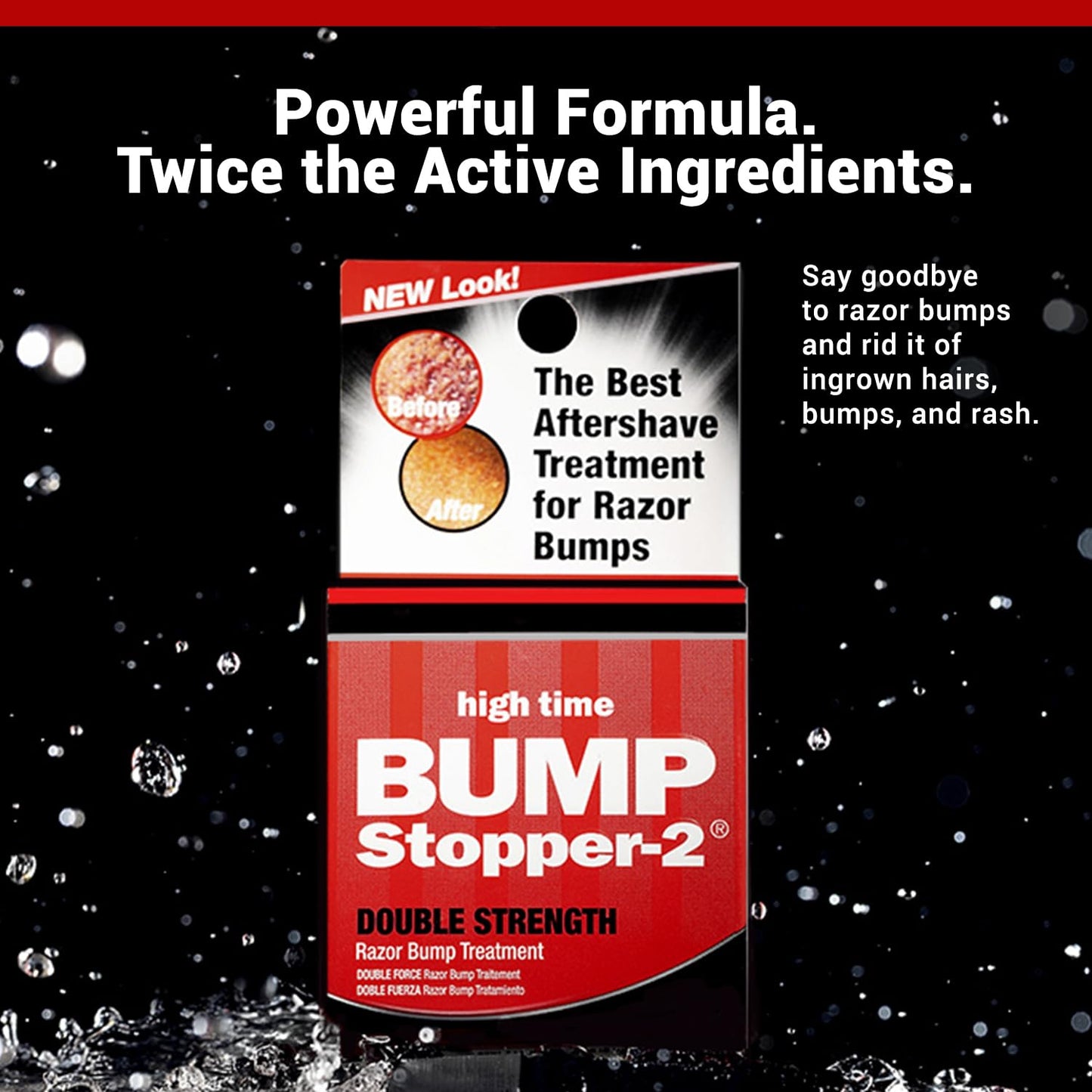 Bump Stopper-2 Razor Bump Treatment, Double Strength Formula - .5 oz