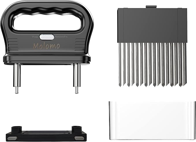 Meat Tenderizer tool 48 Blades Stainless Steel, Easy To Use & Clean,Suitable for Tenderizing, BBQ and Marinade.