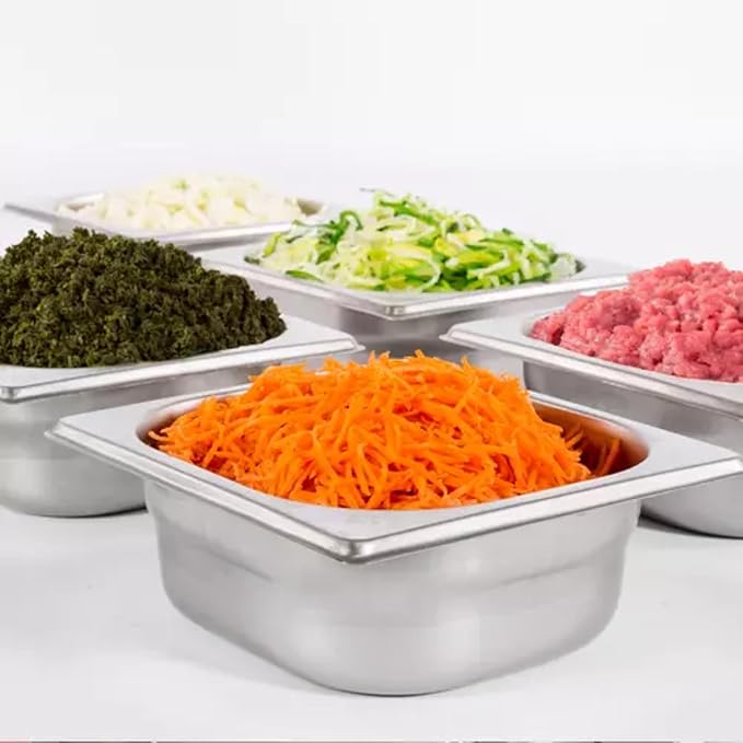Sammic CK-38VCombi Vegetable Prep & Food Processor, Commercial Countertop Unit, 3 HP Variable Speed Motor, Reverse Function, Digital Controls, Force Control System, 8.5 Qt Bowl, 120V