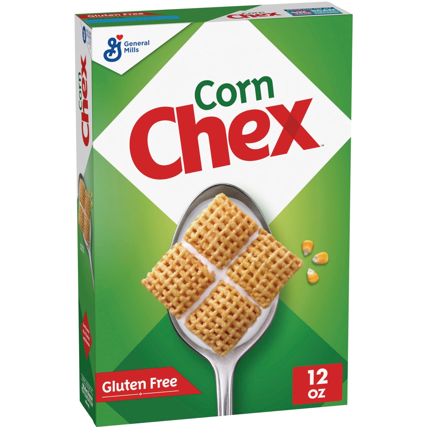 Corn Chex Gluten Free Breakfast Cereal, Made With Whole Grain, 12 Oz