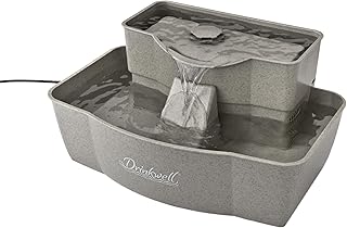 PetSafe Drinkwell Multi-Tier Pet Fountain - Encourages Hydration for Cats & Dogs - Large-Capacity Waterer - Double Tier - ...