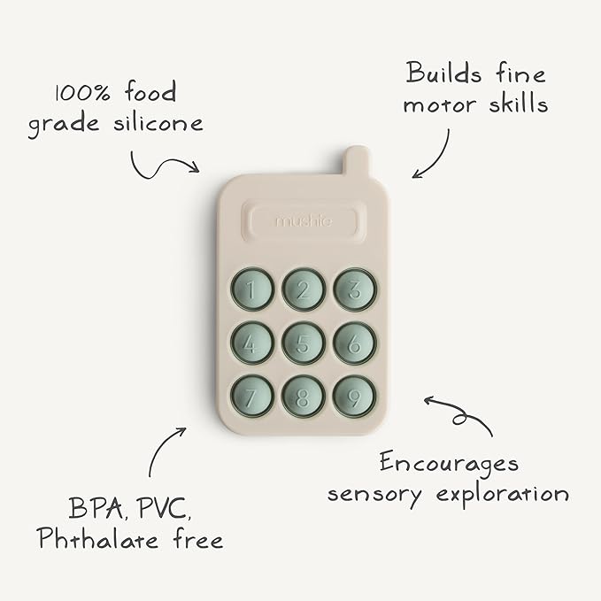 mushie Phone Press Toy (Blush)