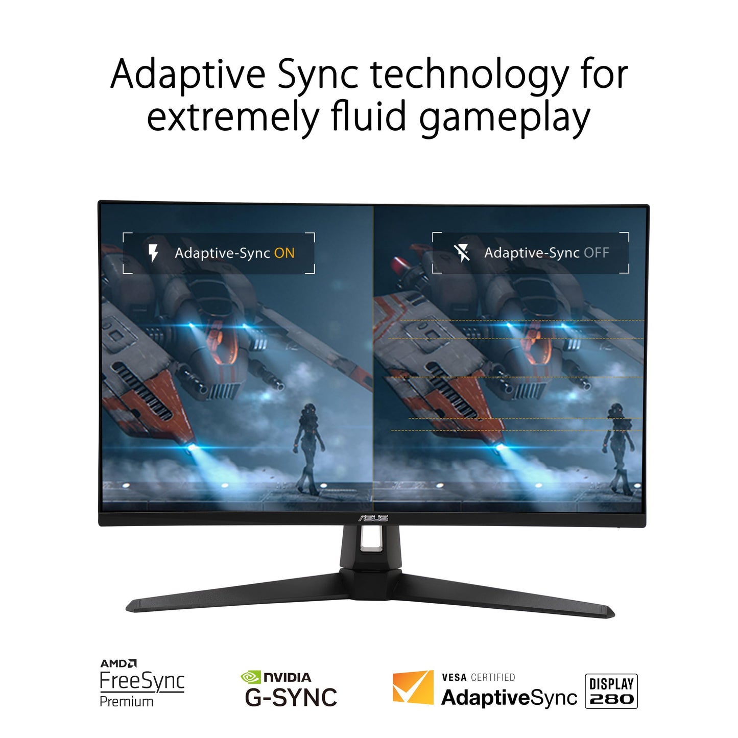 Asus Tuf Gaming 27 1080P Hdr Monitor (Vg279Qm1A) - Full Hd (1920 X 1080), 280Hz, 1Ms, Fast Ips, Extreme Low Motion Blur Sync,