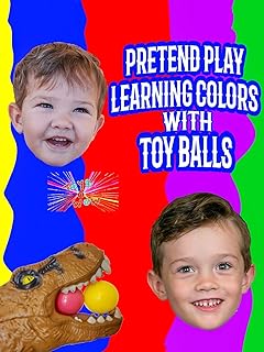 Pretend Play Learning Colors With Toy Balls