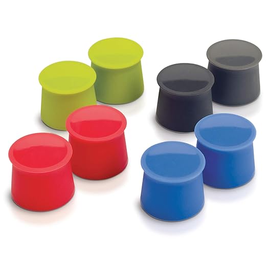 Tovolo Wine Cap, Charcoal - Set of 2