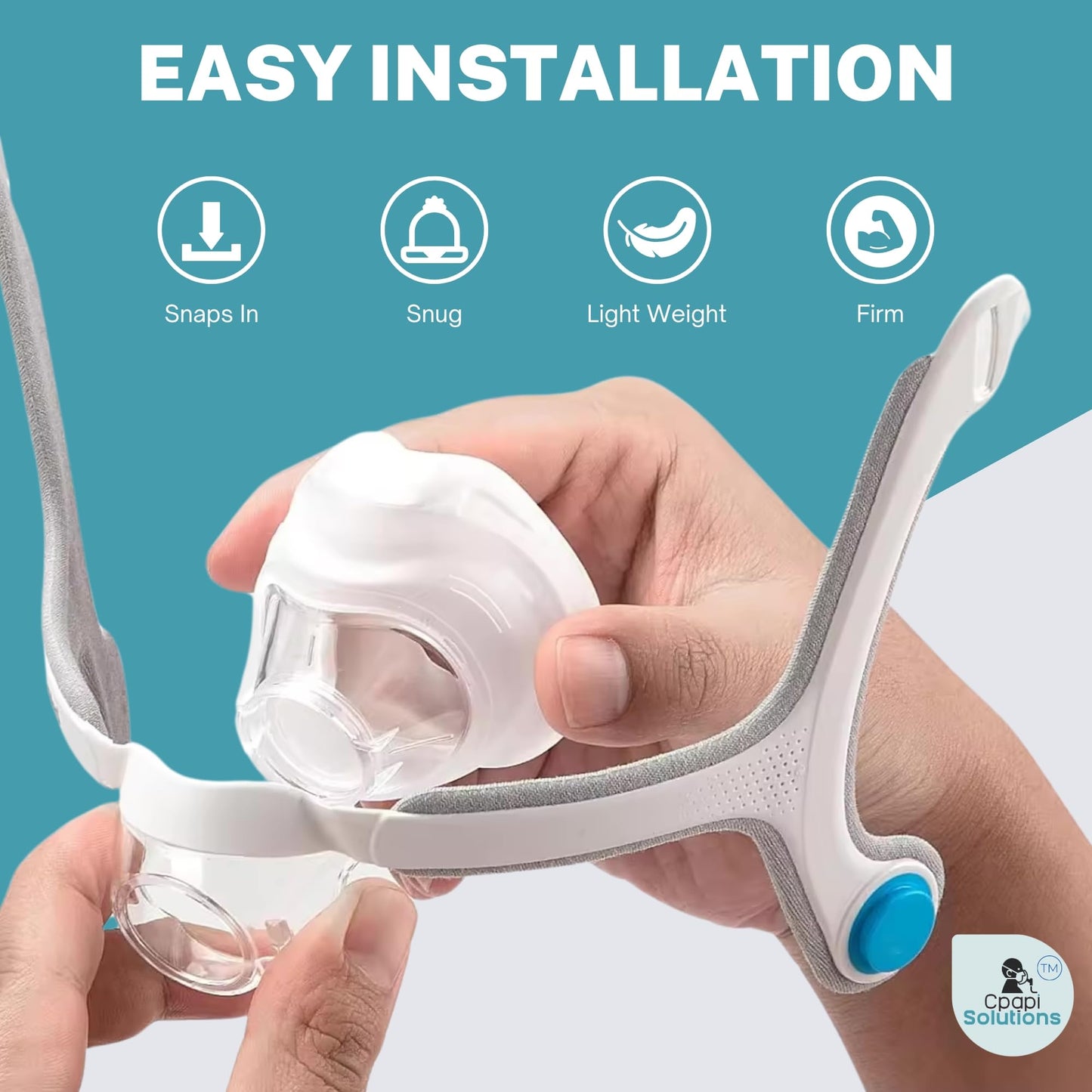 CPAPi Solutions N20 Replacement Cushions – 2-Pack (Large) – Compatible with AirFit & AirTouch CPAP Nasal Masks – Premium Fit, Soft & Durable Material, Covers Nose