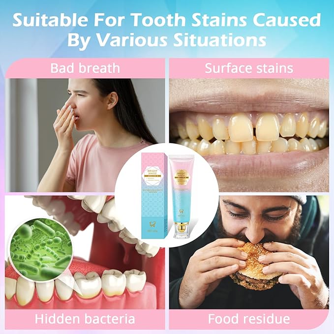 Niacinamide Whitening Toothpaste, Niacinamide Toothpaste Intensive Whitens Teeth, Protects Enamel, Removes Stains & Refreshes Breath, Daily Oral Care at Home Mint Flavor (3 Pack) YanxiananYagao