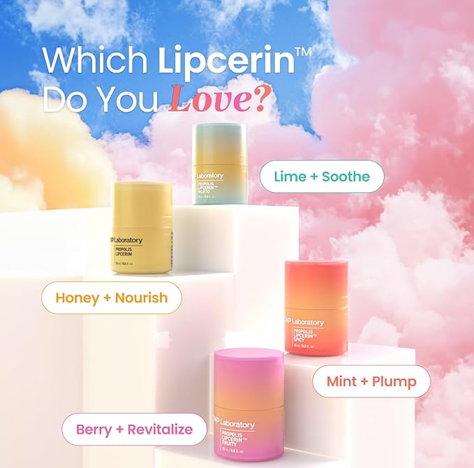 CNP Honey Lip Butter - Propolis Lipcerin™ 02 Berry, Hydrating Overnight Manuka Lip Balm & Mask, 12hrs Long-lasting Moisture, Gifts for Women, Korean Skin Care, 0.5 fl.oz.
