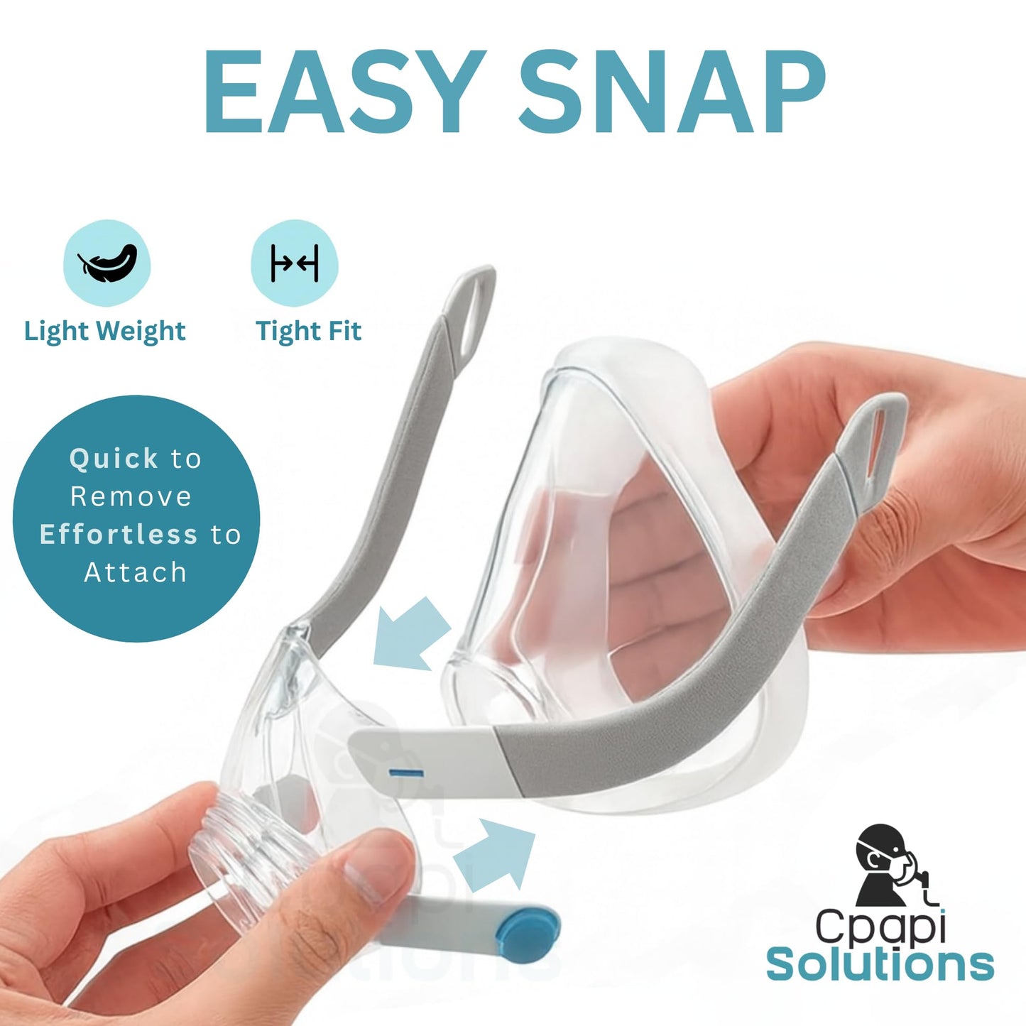 Cpapi Solutions F20 Frame Replacement for CPAP Mask – Standard One-Size Frame Only – Compatible with AirFit F20 and AirTouch F20 – Durable, Lightweight Design – No Headgear or Cushion Included
