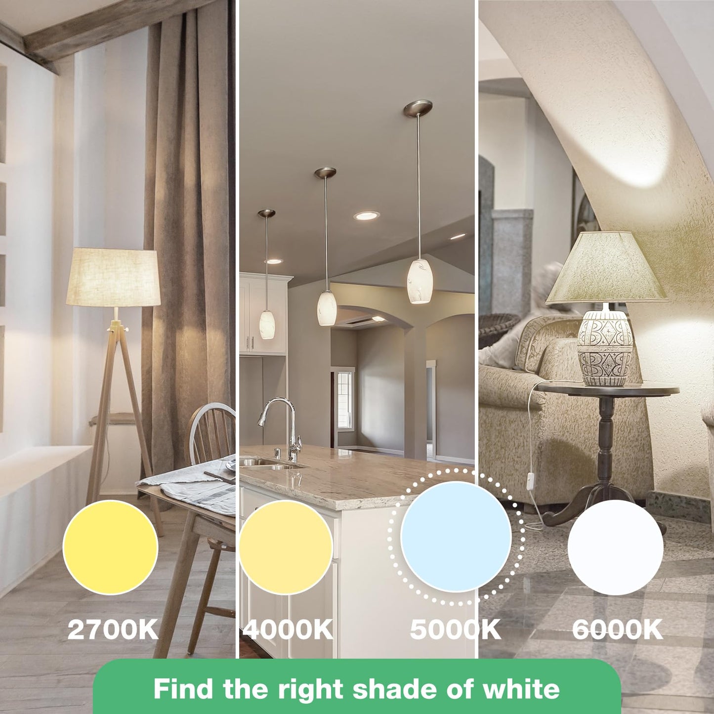 Degnju 60 Pack Led Light Bulbs 60 Watt Equivalent A19 5000K Daylight 800 Lumens E26 Base Non-Dimmable 8 Watt Energy Efficient Led Bulbs For Home Lighting