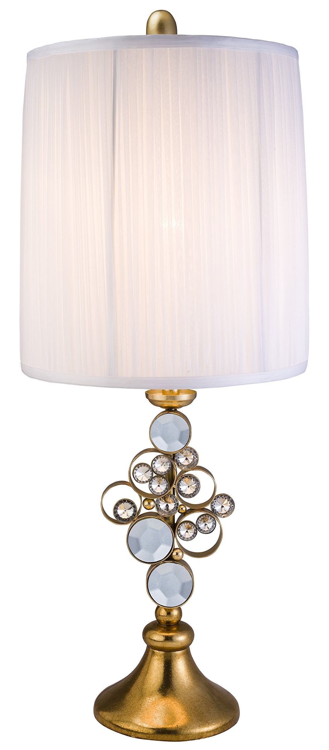 OK Lighting Table Lamp, 28.25in Gold Resin, Model OK-4260-T1