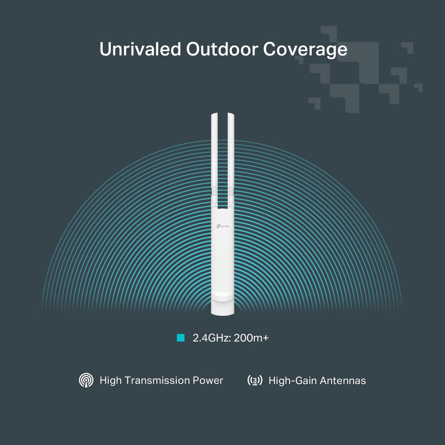 Tp-Link Festa F52-Outdoor Ac1200 Dual Band Wireless Outdoor Access Point | Free Cloud | Ip65, 6Kv Surge Protection | Poe Powered