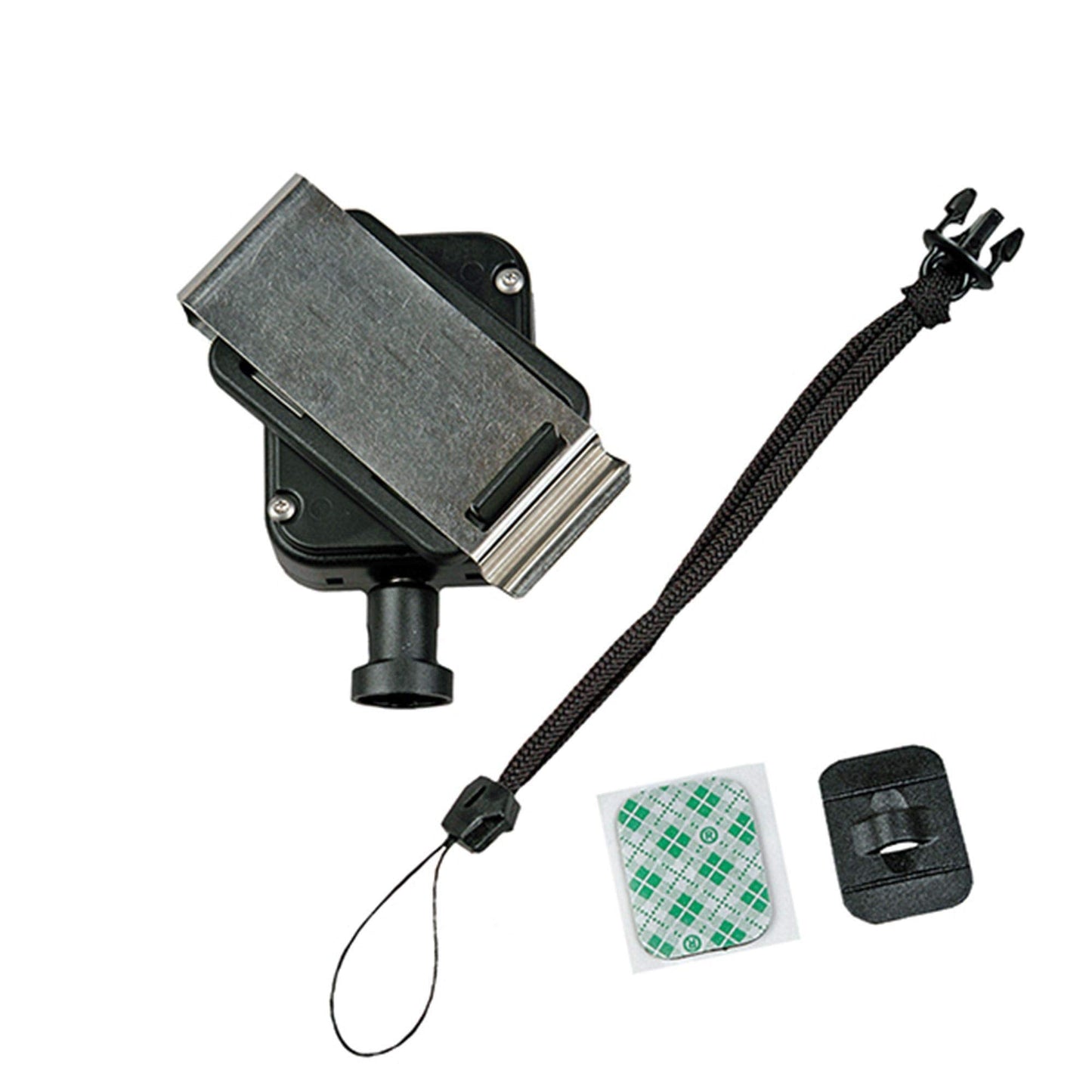 Gear Keeper Cell Phone Tether - Retractable Keychain Phone Strap With Rotating Belt Clip Mount - Ideal Cycling, Hiking Gear & Ka