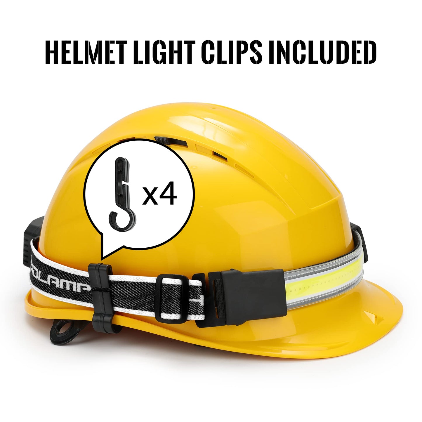 Adelante LED Headlamp Flashlight 1000LM Wide-Beam USB Rechargeable 2 Pack Black Model 6680