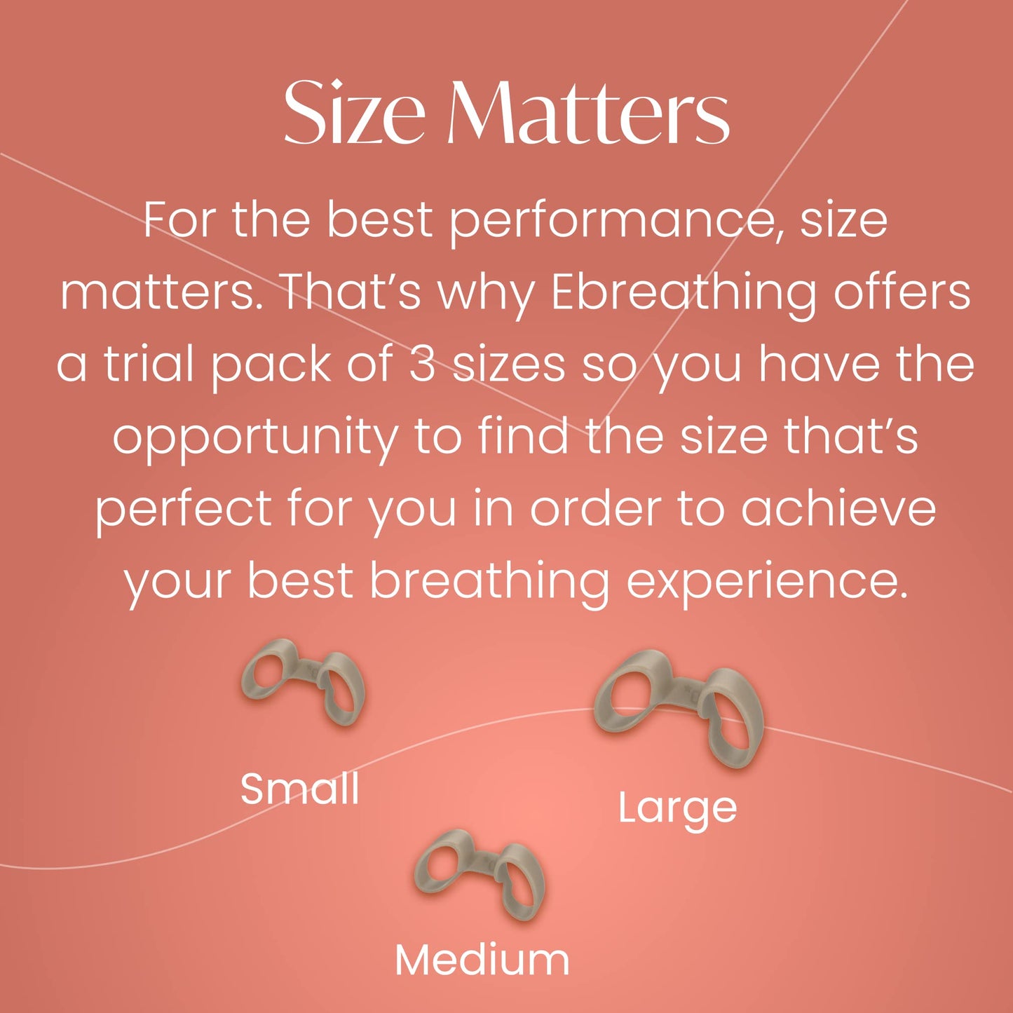 Ebreathing Trial Pack Soft Nasal Breathing Aid for Increased Nasal Breathing - Comfortable Anti Snoring Sleep Aid for Nasal Congestion Relief, Nasal Decongestant for Improved Sleep and More