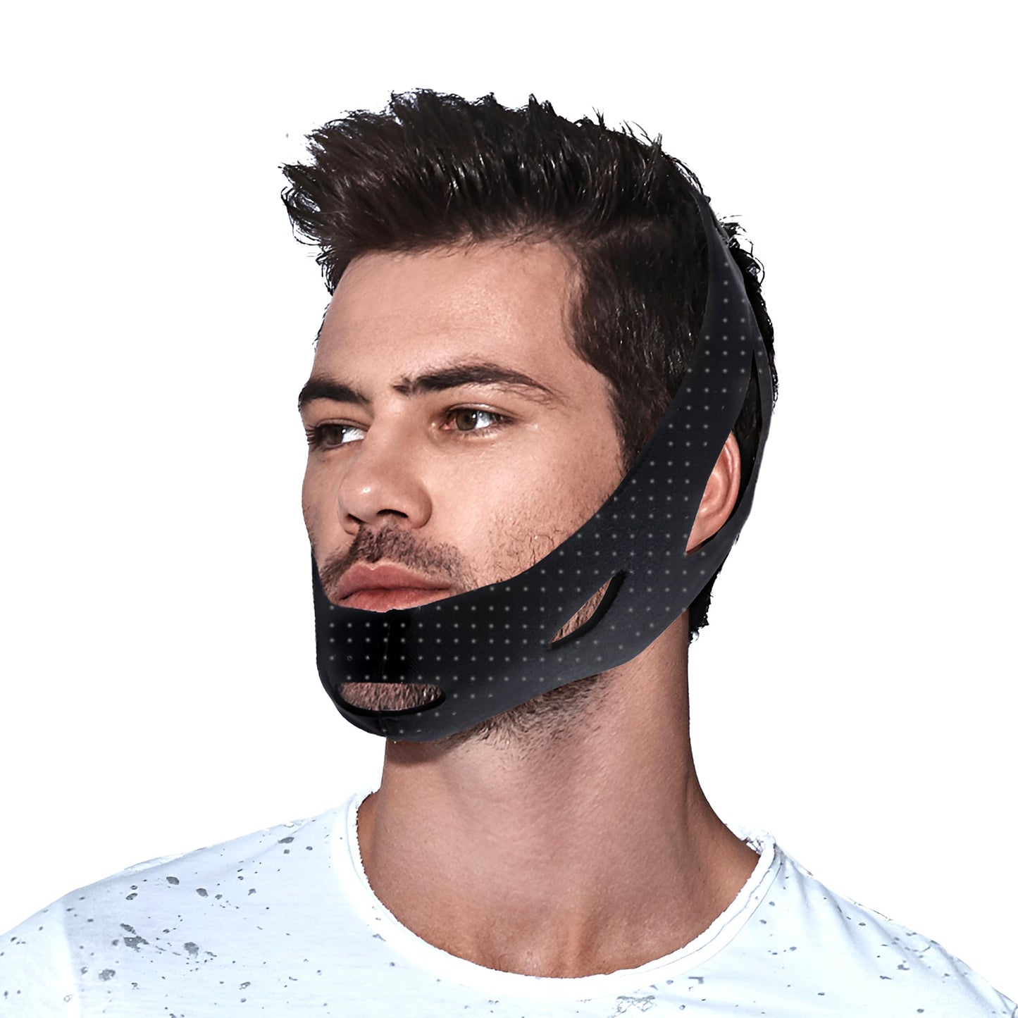 Snoring Chin Strap for Users,Anti Snoring Chin Strap for Sleeping, Adjustable Jaw Support Strap to Keep Mouth Closed