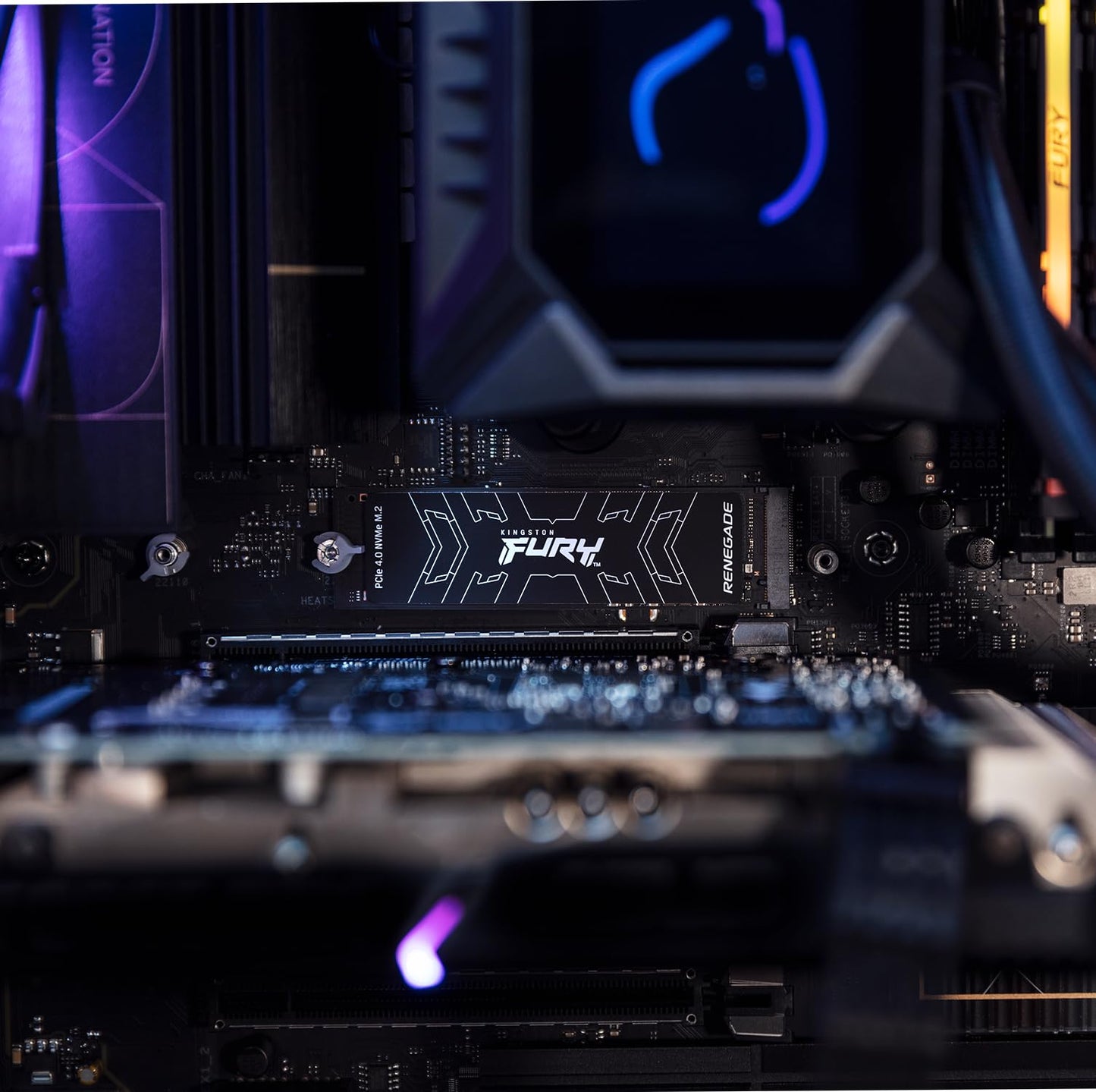 Kingston Fury Renegade 2Tb Pcie Gen 4.0 Nvme M.2 Internal Gaming Ssd | Up To 7300 Mb/S | Graphene Heat Spreader | 3D Tlc Nand |