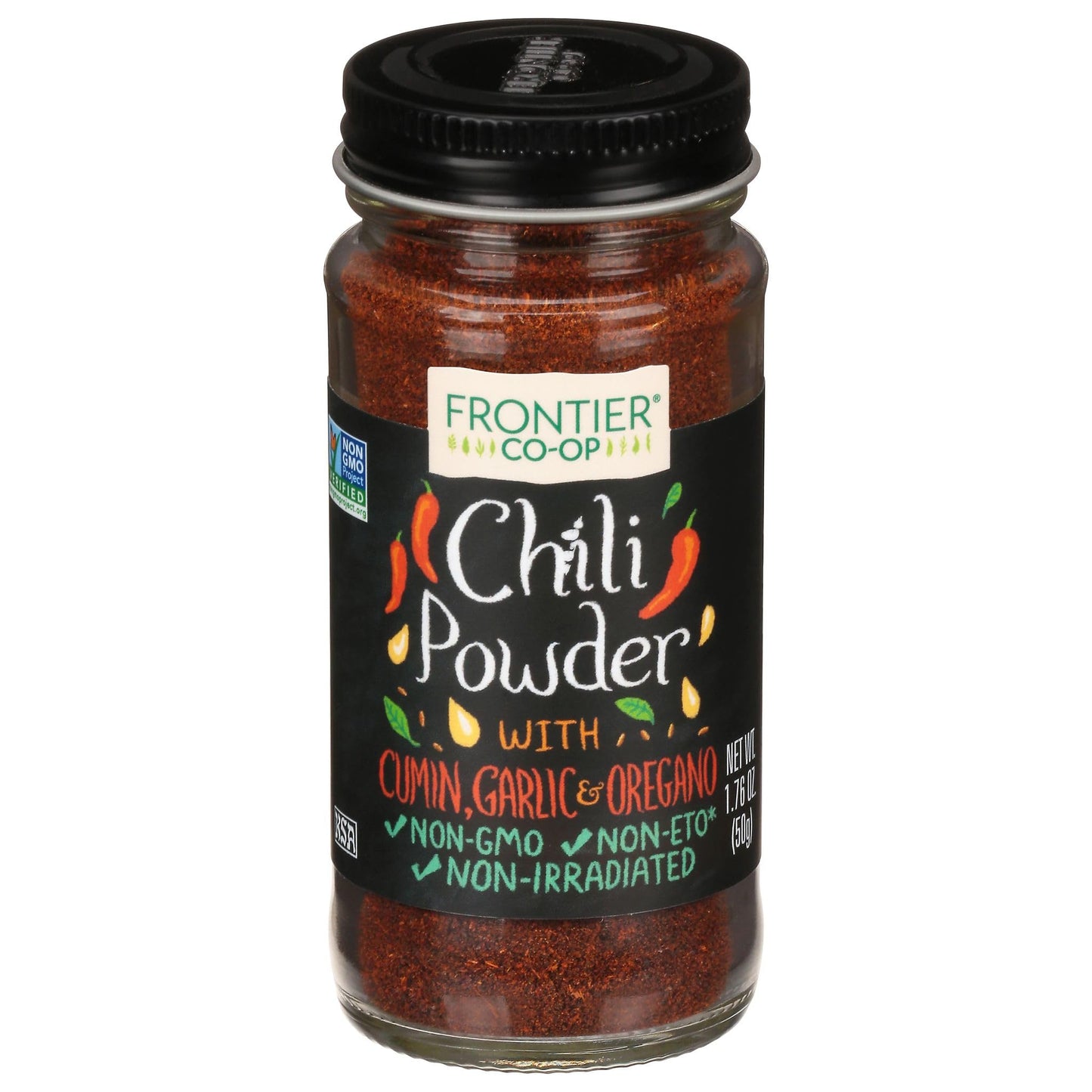 Frontier Co-Op Fiesta Chili Powder, 1.76 Ounce
