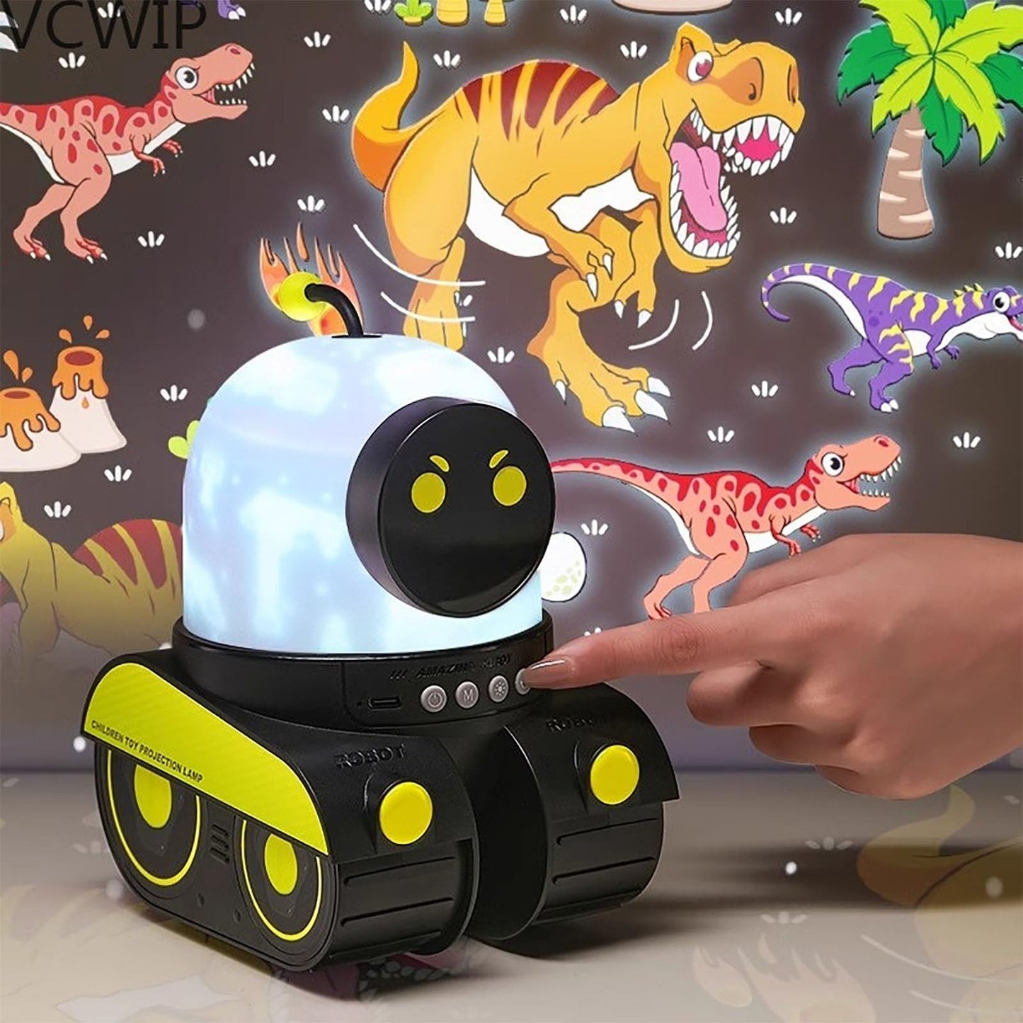 Projector Night Light, Cartoon Star Projector Lamp for Bedroom,Animals Night Light Projectors for Ceiling,Home Room Decor, Chris