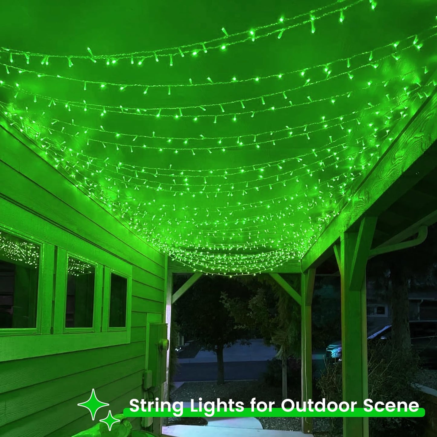2 Pack Christmas String Lights Battery Operated With Timer 66Ft 200 Led Waterproof Twinkle Lights 8 Modes Fairy Light For Indoor And Outdoor Bedroom Garland Tree Christmas Decorations (Green)