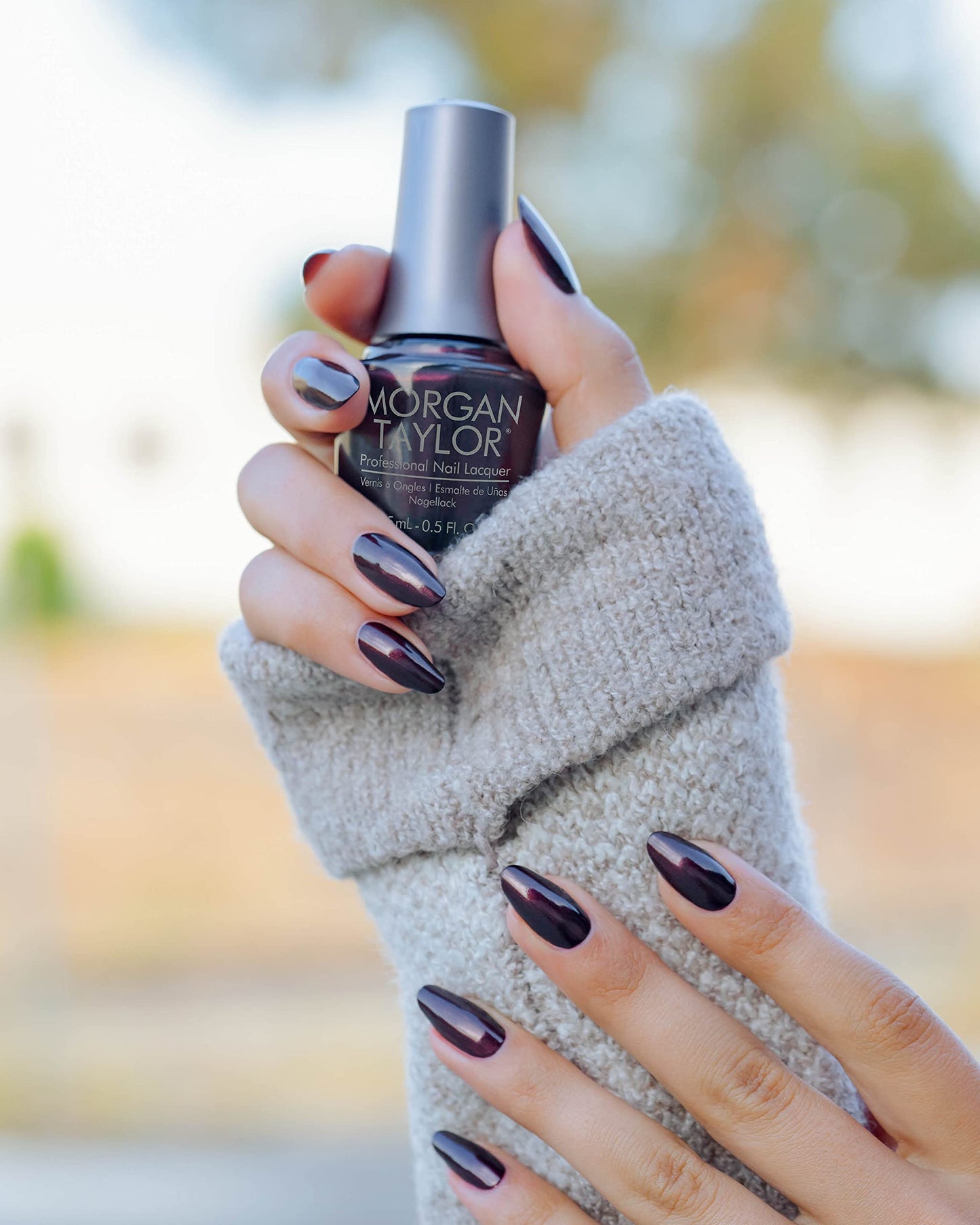 Morgan Taylor Nail Lacquer Shake Up The Magic! Collection (Center of Attention) Red Professional, Vibrant, Chip-Resistant, Fast-
