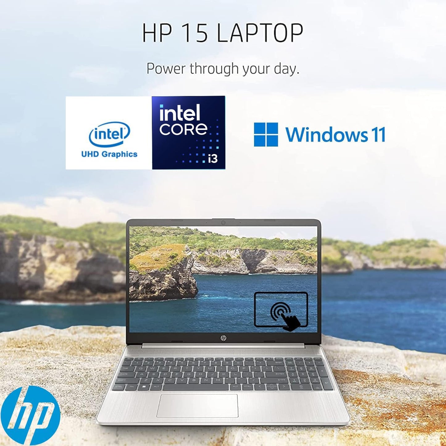 Hp Pavilion 15.6 Touchscreen Laptop | 8Gb Ram | 768Gb Storage (256Gb Ssd + 512Gb External Storage) | Intel 12Th-Gen 6 Core Proce