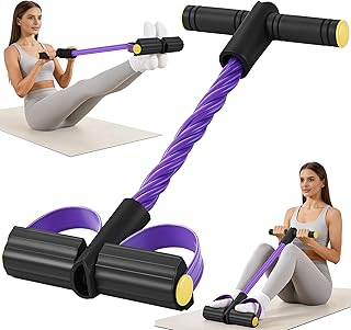 Upgraded Pedal Resistance Band with Handle, Soft Durable Fashion Puller Exercise with Thickened 6 Tension Ropes, Tube Peda...