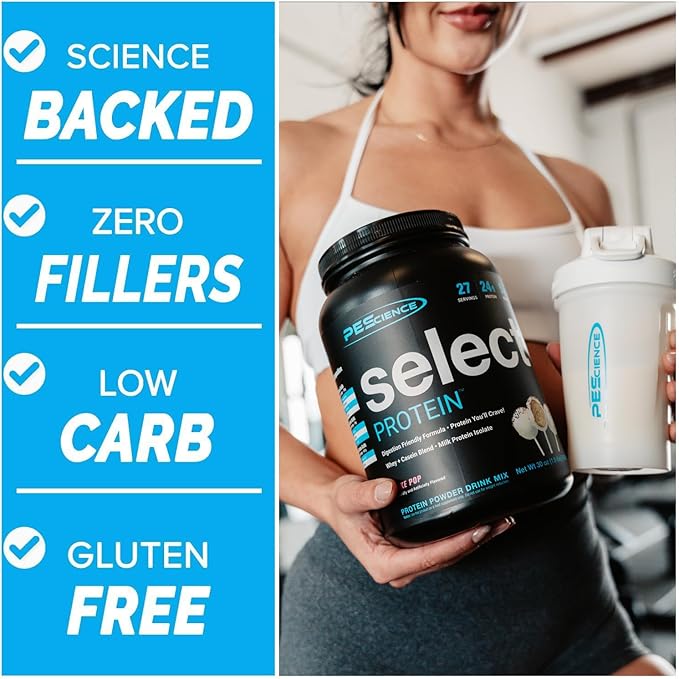 PEScience Select Low Carb Protein Powder, Cake Pop, 5 Serving, Whey and Casein Blend, Keto Friendly, Gluten Free, Best Tasting, Clean Isolate for Women and Men