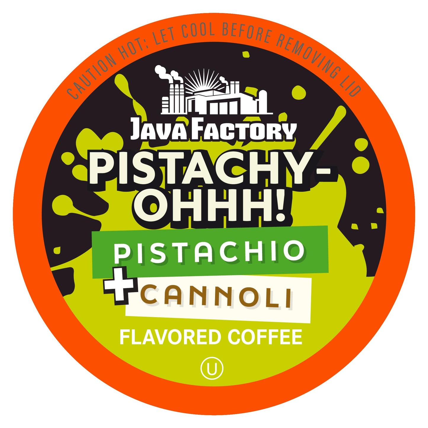 Java Factory Flavored Coffee Pods Pistachy OHHH Compatible with K Cup malt-inspired 40 Count