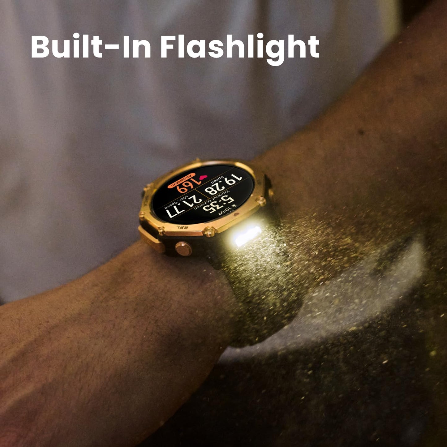 Amazfit T-Rex 3 Pro Outdoor Smart Watch 48Mm Sapphire Amoled Display, Ti Bezel, Dual Band Gps, Offline Maps, 25 Days Battery, Bu