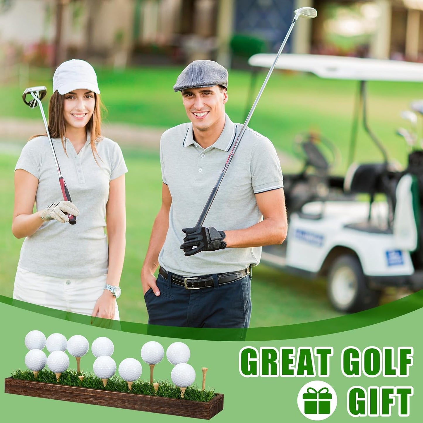 Golf Ball Display Rack Floating Shelf Solid Wood Shelf Rack Wall Mounted Golf Ball Holder up to 15
