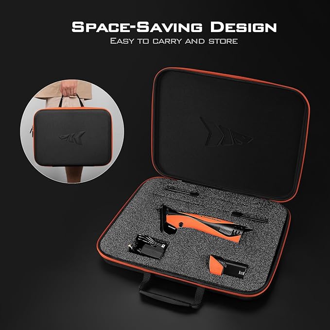 KastKing Cordless Electric Fillet Knife with 7" & 9" Razor-Sharp Blades (Speed Demon Pro) - Rechargeable, High Speed, Extended Battery Life, Ergonomic Non-Slip Grip, Safety Lock, Storage Carry Case for Fishing, Filleting, Outdoors