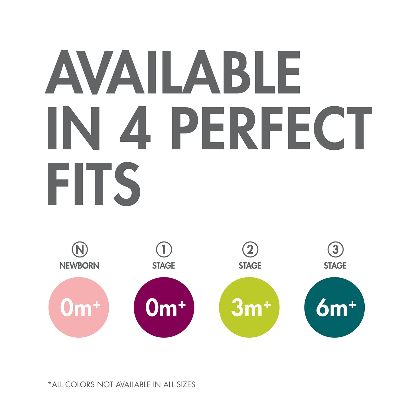 Tomy Jewl Silicone Orthodontic Pacifier - Baby Pacifier with Soothing Gem-Shaped Nipple - Comfortable Baby Pacifiers Support Natural Oral Muscular Development - Blue - 4 Count - 3-6 Months