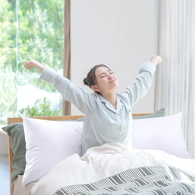 Utopia Bedding Full Body Pillow for Adults (White, 20 x 54 Inch), Long Pillow for Sleeping, Large Pillow Insert for Side Sleepers