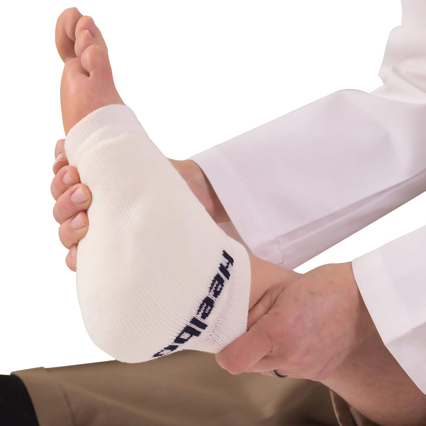 Heelbo Heel/Elbow Protection Sleeve White Large Slip-On D 12039