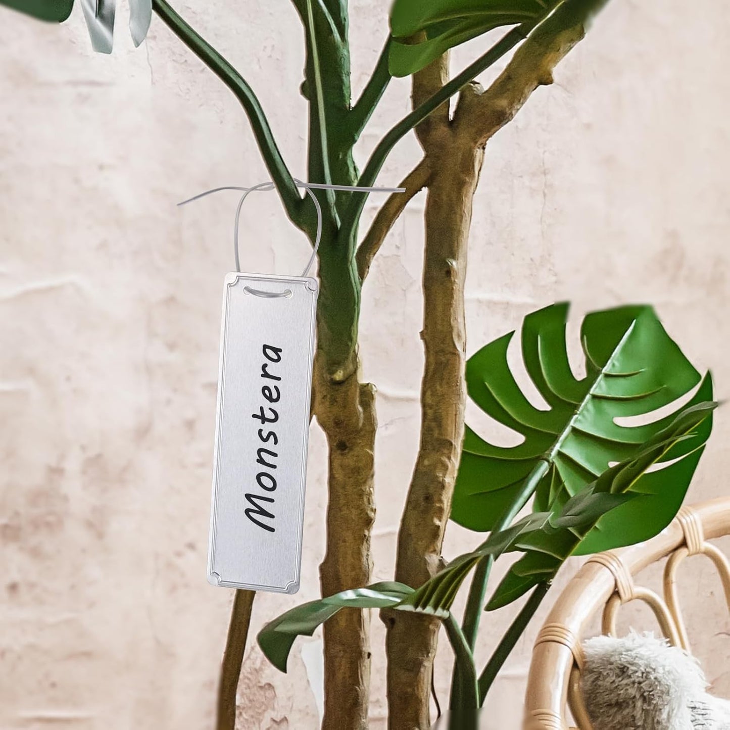 Metal Plant Labels, Aluminum Plant Tags, Aluminum Plant Label for Seedlings Garden Tree, Double Sided Write on Labels for Outdoor, Waterproof Metal Tags(50 Pcs)