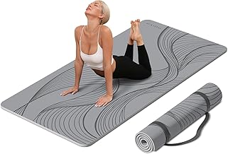 PAIDU Large Yoga Mat-72’x36’x0.4’ Extra Width & Thick,Comfortable,Non-Slip Exercise Mat-Works Great on All Floor for Stret...
