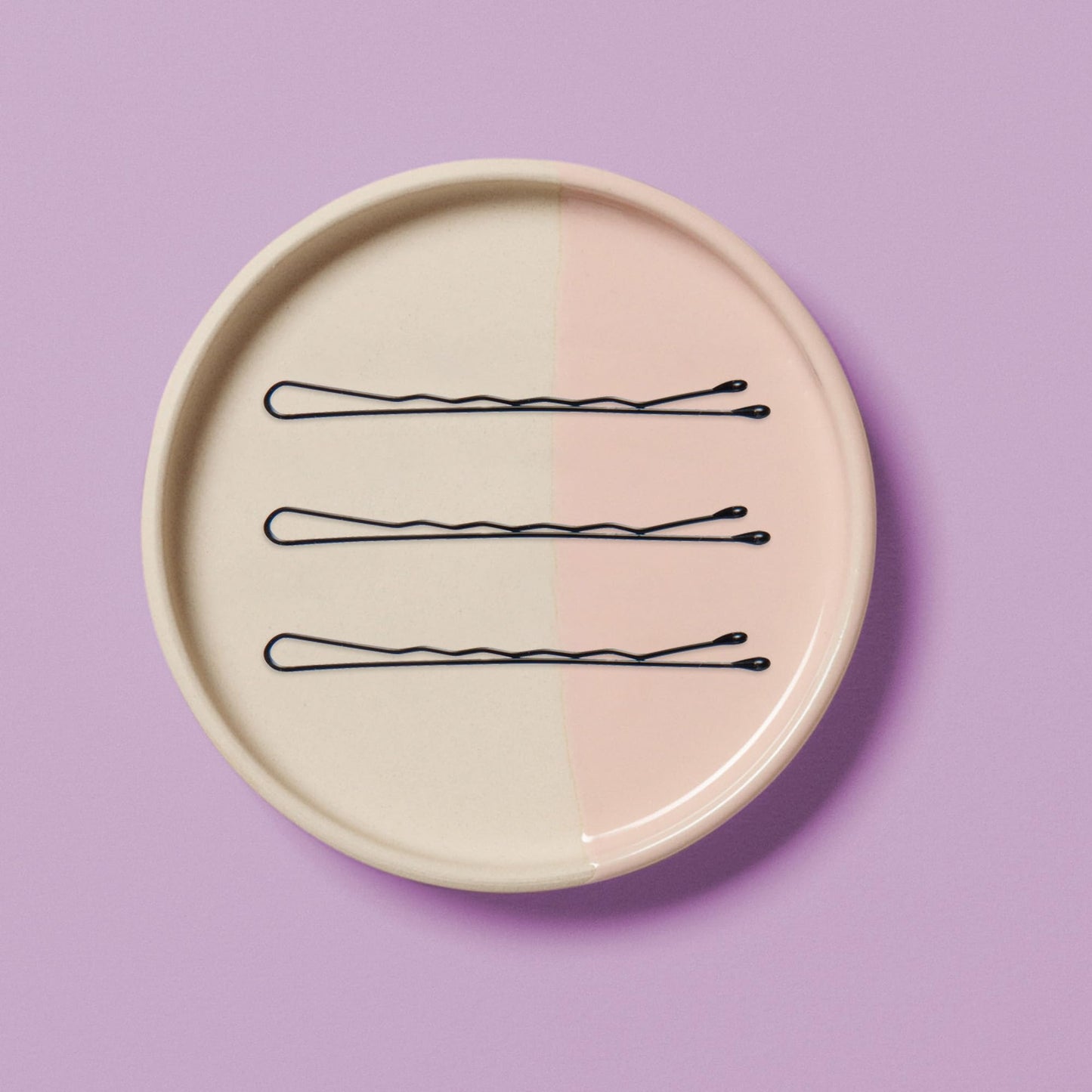 Diane 2 Black Bobby Pins for Women, Girls, Hairdressing, Salon, Hair Pins with Ball Tips for Securing Updos, Flyaways (Approx