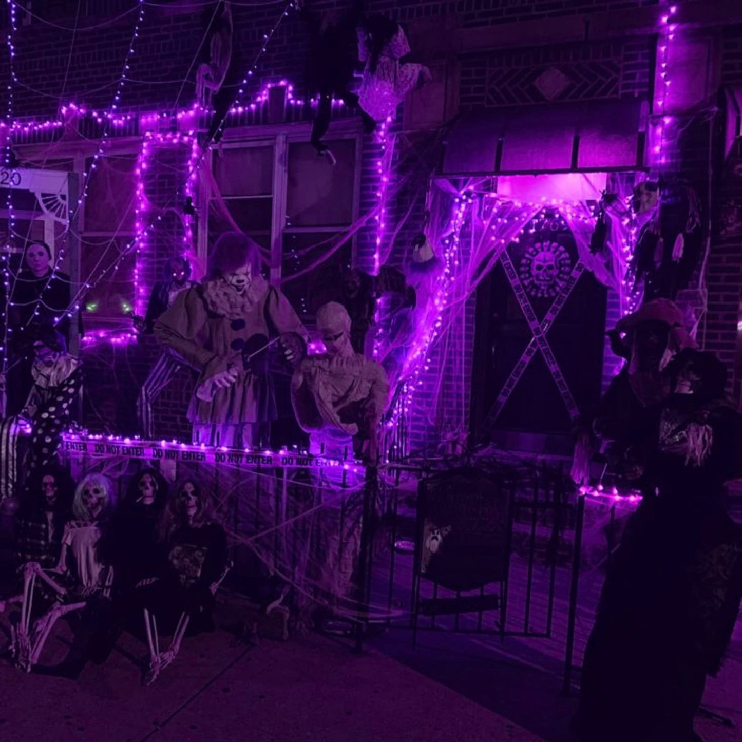 Dazzle Bright 20 Ft Copper Wire Fairy String Lights, 60 Led Waterproof, Purple - Ideal For Indoor And Outdoor Holiday Decor