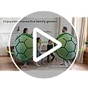 HXIDDANG 63in Multifunctional Giant Wearable Turtle Shell Pillow, Adult Wearable Big Turtle Shell Pillow Weighted Pillow, ...