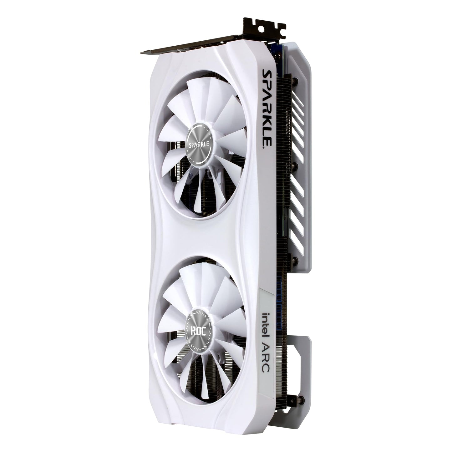 Sparkle Intel Arc A770 Roc Luna Oc Edition, 16Gb Gddr6, 2X Dbb 100Mm Fan, 2.5-Slot, Metal Backplate, Luna White Edition, Sa770Rw