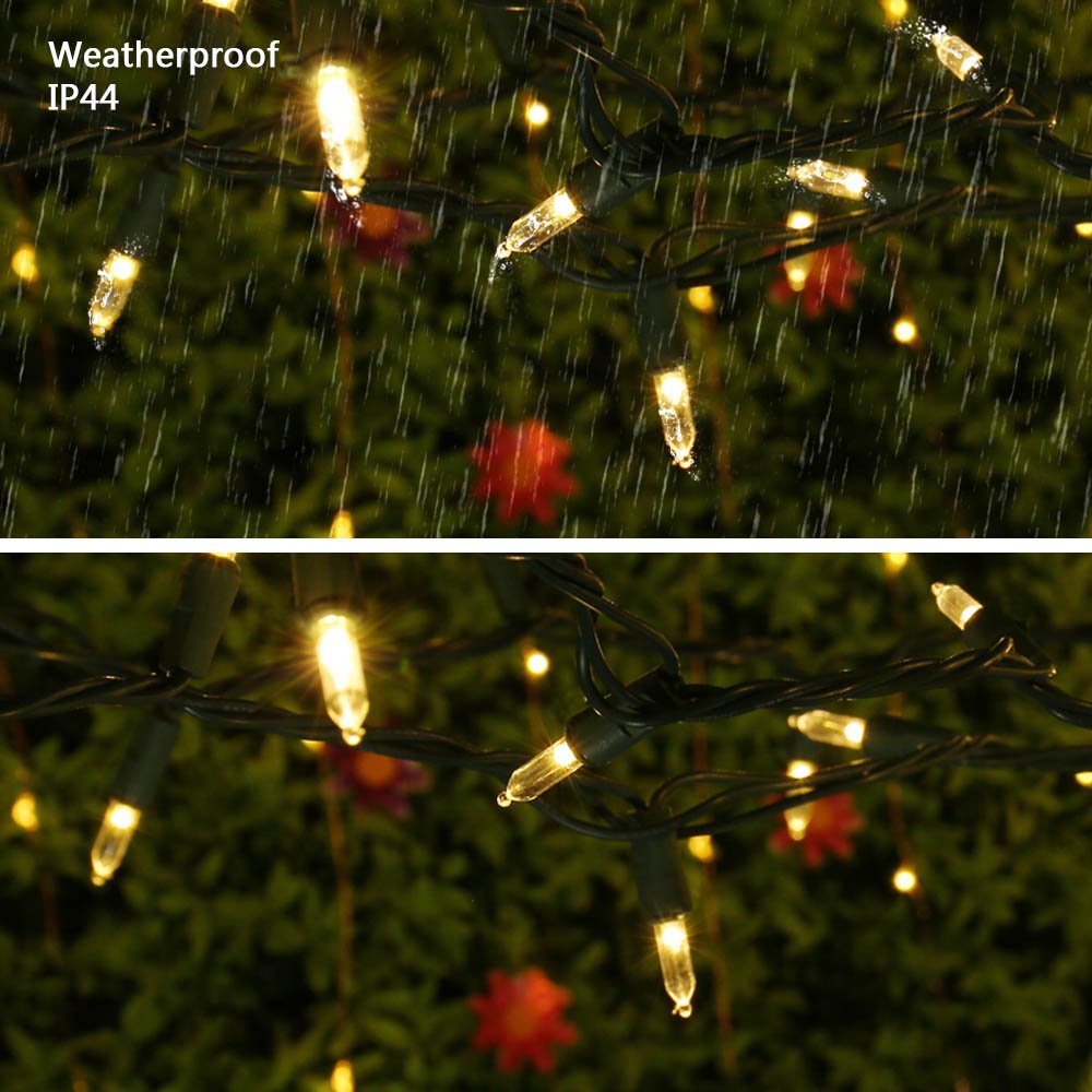 Brizled Gentle Twinkle Christmas Lights 33Ft 100 Led Christmas String Lights 120V Ul Certified Xmas Tree Light Connectable Twinkle Xmas Light Indoor Outdoor For Home Tree Holiday Wedding Patio Decor
