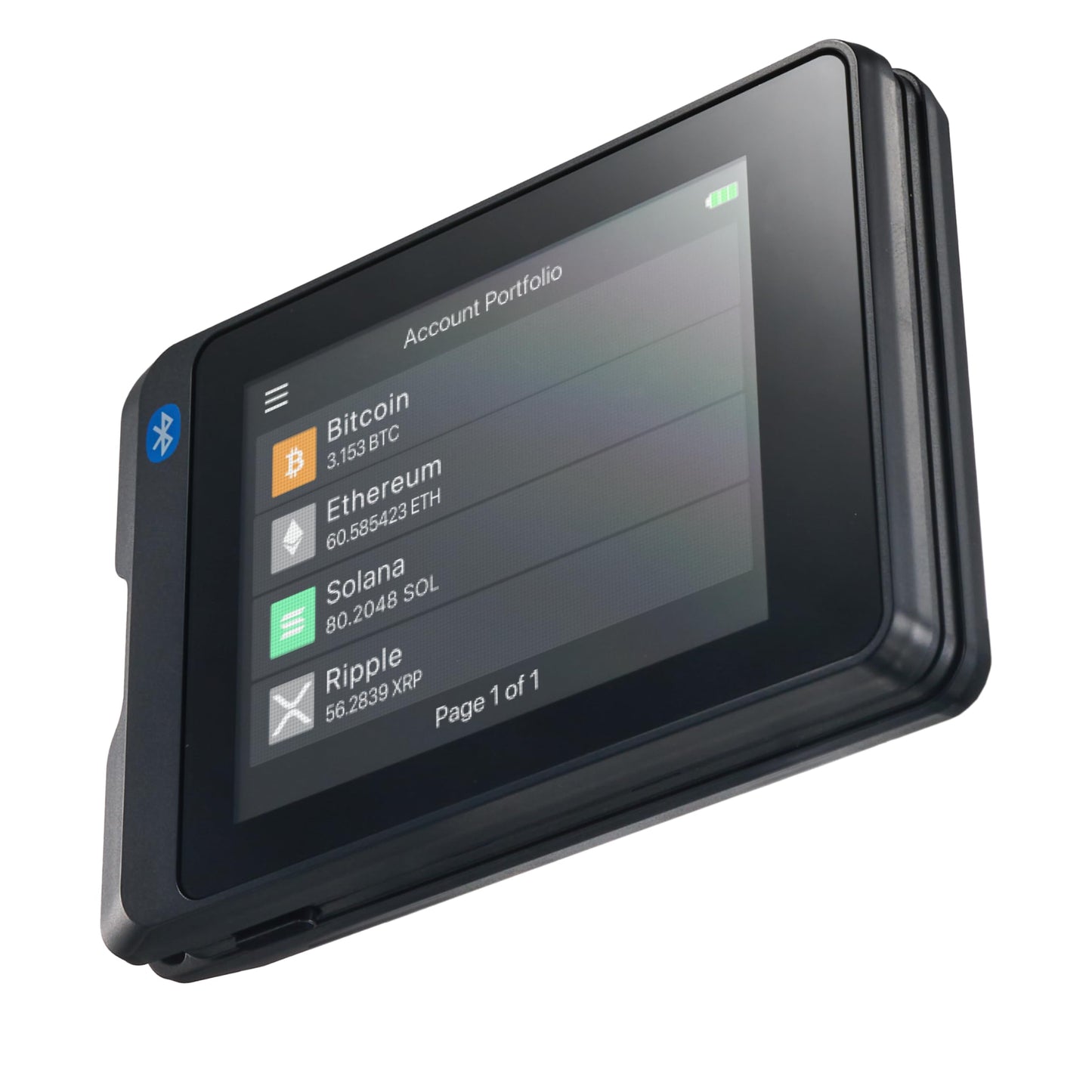 Secux W20 Crypto Wallet With Intuitive Touchscreen Hardware Wallet With Bluetooth Easy To Manage Bitcoin Ethereum Nfts Tokens And Cryptocurrency With Military-Grade Security Features -Like New