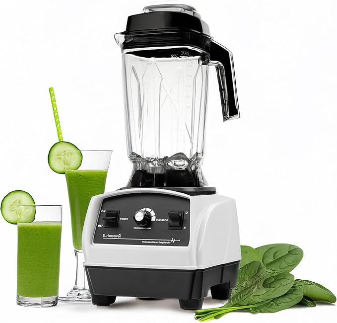 Turbosaver TB79 Professional Blender 1800W β 3.5HP, 35,000 RPM, Commercial Grade, Ice Crushing, 3.6L Tritan Jar